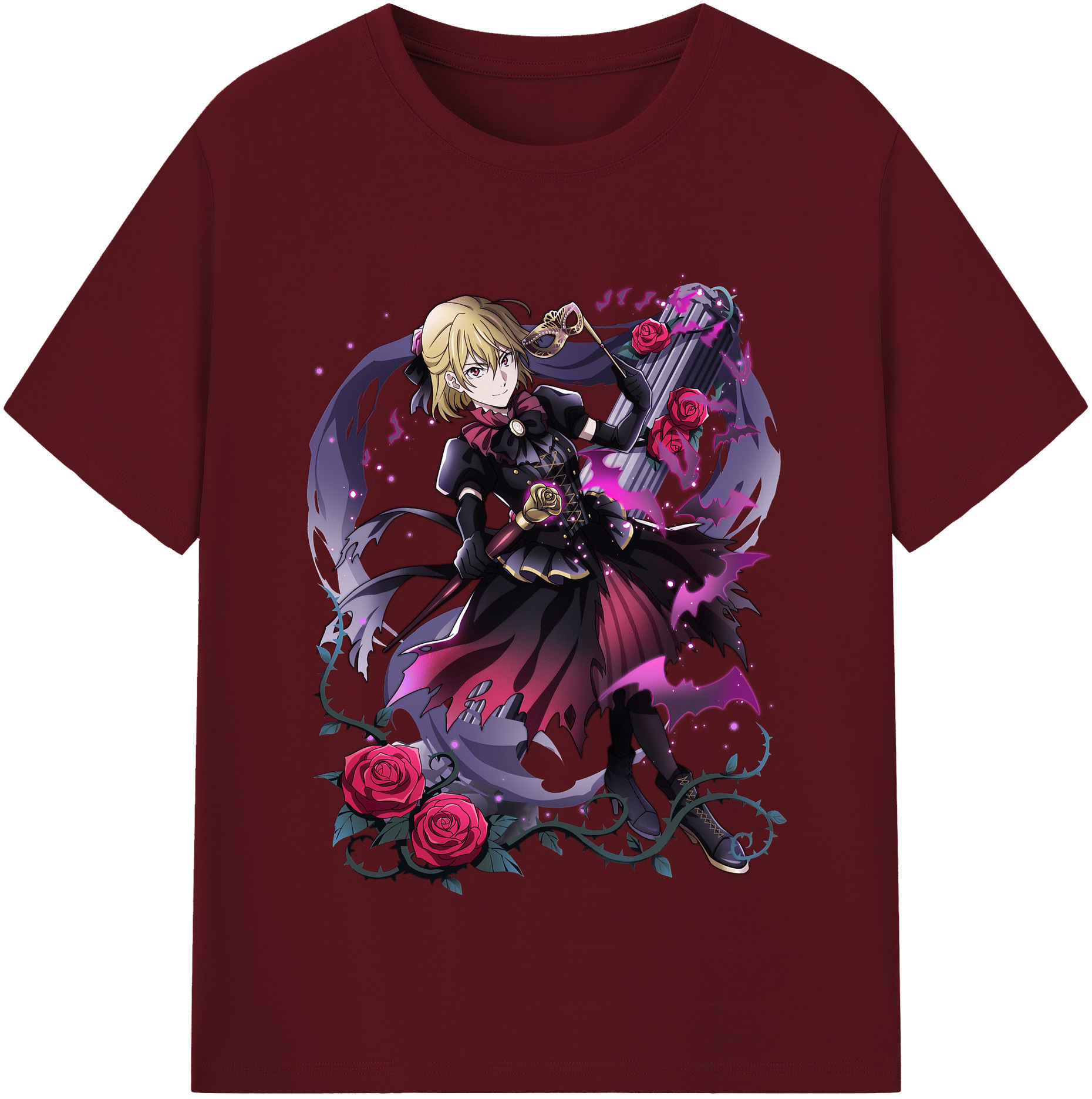 （画像用） 文豪ストレイドッグス Bungo Stray Dogs 綿100％半袖Tシャツ（フロントプリント）